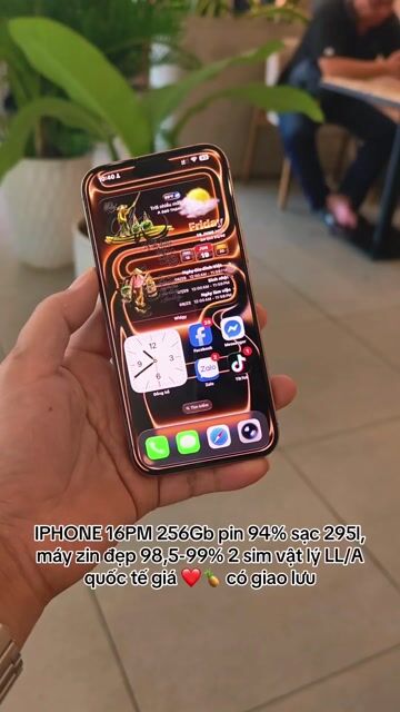 Apple iPhone 16 Pro Max 256GB Gold 2 sim vl pin 94. Mua bán Điện thoại tại Thành phố Mỹ Tho Tiền Giang được đăng bởi LH Max Dilys hình 1