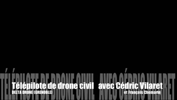 Télépilote de drone civil