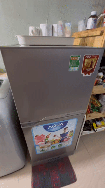 Tủ lạnh AQUA 123 lít Xám đã sử dụng. Mua bán Tủ lạnh tại Quận Tân Bình Tp Hồ Chí Minh được đăng bởi Góc Nhỏ Của Chọn hình 1