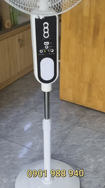 Quạt năng lượng mặt trời Blue fan LD-8016. Mua bán Quạt tại Huyện Nhà Bè Tp Hồ Chí Minh được đăng bởi Điện Tử Tân Nguyễn hình 1