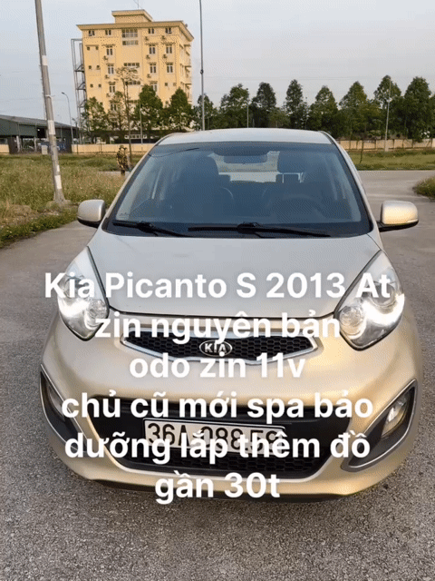 Kia Picanto S 2013 Vàng cát. Mua bán Ô tô tại Thành phố Thanh Hóa Thanh Hóa được đăng bởi Trọng Bôn hình 1