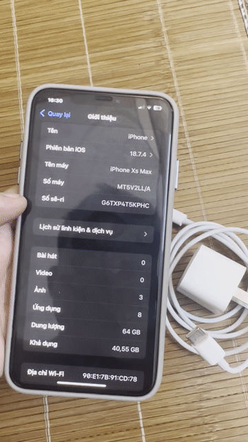 Apple iPhone Xs Max 64GB tại Hải Phòng. Mua bán Điện thoại tại Huyện Thuỷ Nguyên Hải Phòng được đăng bởi Huy hình 1