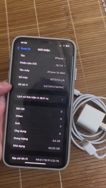 Apple iPhone Xs Max 64GB tại Hải Phòng. Mua bán Điện thoại tại Huyện Thuỷ Nguyên Hải Phòng được đăng bởi Huy hình 1