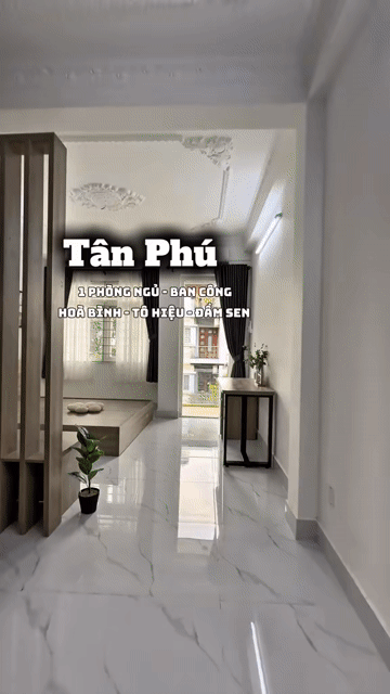Cho thuê Căn hộ Chung cư Quận Tân Phú Tp Hồ Chí Minh diện tích 40 m² giá 5,5 triệu/tháng