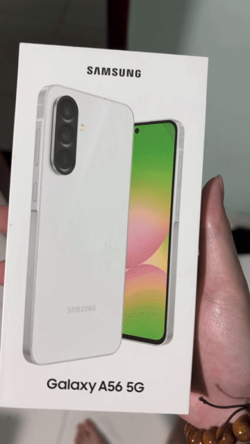 samsung A56, nguyên seal, mới cứng. Mua bán Điện thoại tại Thành phố Dĩ An Bình Dương được đăng bởi Khanh Phan hình 1