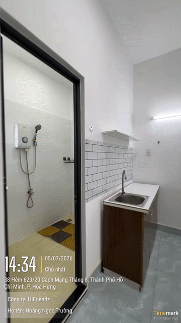 Cho thuê Phòng trọ Quận 10 Tp Hồ Chí Minh diện tích 25 m² giá 5,5 triệu/tháng