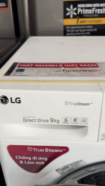 Máy giặt LG 9kg cửa trước inverter-giặt vắt êm. Mua bán Máy giặt tại Thành phố Thủ Đức Tp Hồ Chí Minh được đăng bởi Mii Mii hình 1