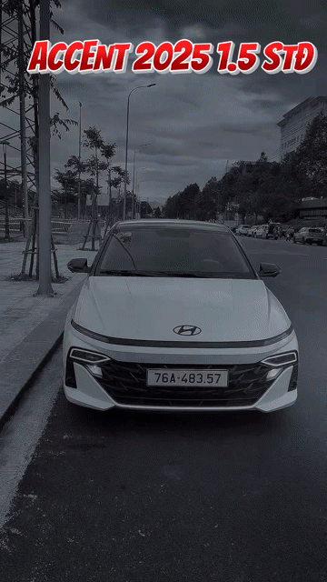 Hyundai Accent 2025 AT 10000 km Xăng. Mua bán Ô tô tại Huyện Bình Sơn Quảng Ngãi được đăng bởi Hiệp Gà hình 1