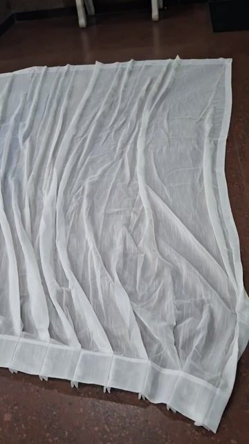 Rèm vải von cao cấp Trắng 2m6 x 1m9. Mua bán Nội thất, đồ gia dụng khác tại Quận 4 Tp Hồ Chí Minh được đăng bởi Hạnh hình 1
