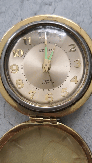 Đồng hồ bỏ túi Seiko Kim loại Vàng. Mua bán Đồng hồ tại Thành phố Mỹ Tho Tiền Giang được đăng bởi TRẦN LỢI  hình 1