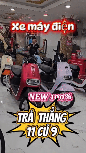 Xe máy điện Ally màu Đỏ, Tím, Kem mới 100%. Mua bán Xe máy tại Thành phố Dĩ An Bình Dương được đăng bởi Phong motor hình 1