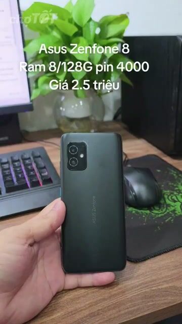 Asus Zenfone 8 128GB zin mượt, máy đẹp bền bỉ. Mua bán Điện thoại tại Quận Hà Đông Hà Nội được đăng bởi Shop Điện Thoại Cũ Zin hình 1