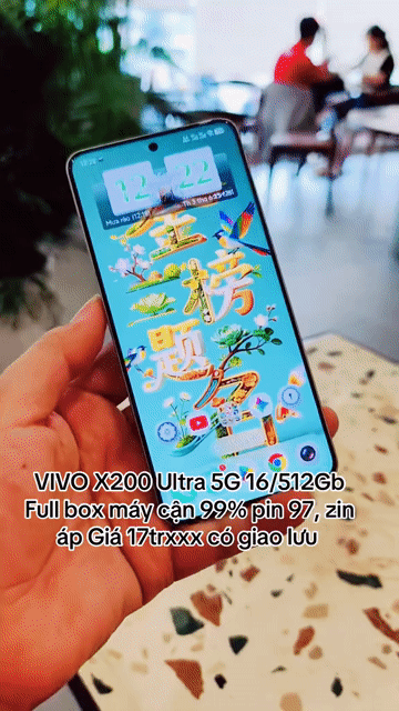 Vivo X200 Ultra 5G 16GB/512GB full box máy cận99 . Mua bán Điện thoại tại Thành phố Mỹ Tho Tiền Giang được đăng bởi LH Max Dilys hình 1