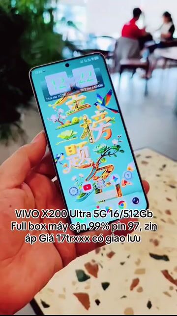 Vivo X200 Ultra 5G 16GB/512GB full box máy cận99 . Mua bán Điện thoại tại Thành phố Mỹ Tho Tiền Giang được đăng bởi LH Max Dilys hình 1