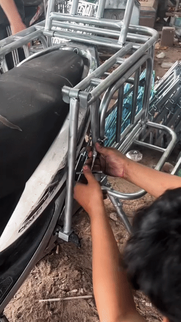 Baga chở hàng đa năng sử dụng các loại xe Honda. Mua bán Phụ tùng xe tại Thành phố Vĩnh Long Vĩnh Long được đăng bởi Quang Tuyến hình 1