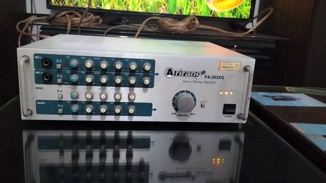 Amply Arirang PA-203XG Bạc Như mới. Mua bán Tivi, Âm thanh tại Quận 12 Tp Hồ Chí Minh được đăng bởi hoa anh đào hình 1