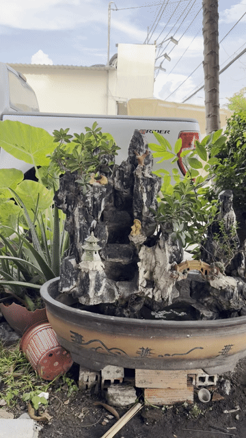Tiểu cảnh hòn non bộ. Mua bán Cây cảnh, đồ trang trí tại Huyện Củ Chi Tp Hồ Chí Minh được đăng bởi nguyễn quốc Thắng hình 1