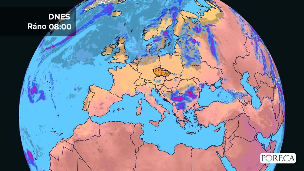 Předpověď počasí pro Českou republiku