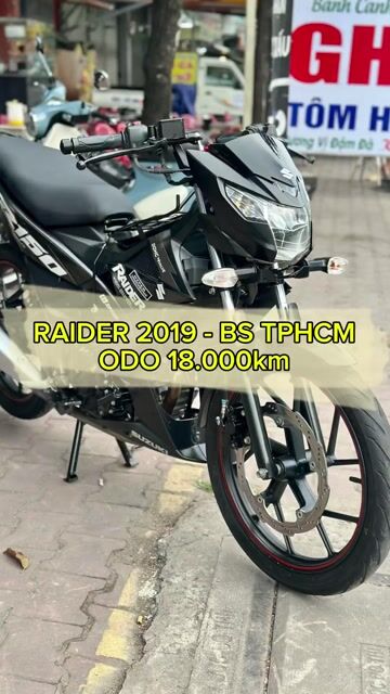 [GÓP ĐC GIỮ CAVET] Raider 150 2019 Đen 18.000 km. Mua bán Xe máy tại Quận 12 Tp Hồ Chí Minh được đăng bởi Bùi văn hiếu hình 1