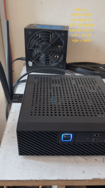 Mini PC AIO i5 7500 16GB/SSD 256GB Đen. Mua bán Máy tính để bàn tại Thành phố Tân An Long An được đăng bởi kezz hình 1