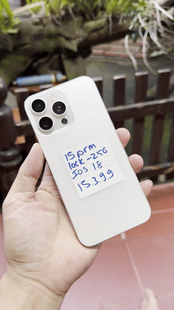 15 Pro Max 256GB Trắng 99% lock - góp - giao lưu. Mua bán Điện thoại tại Quận Gò Vấp Tp Hồ Chí Minh được đăng bởi Quảng Phạm Mua Iphone Lock và QT  HCM hình 1