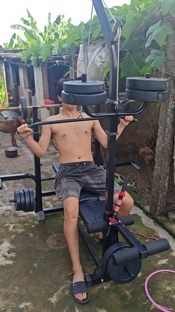 Bộ tập gym Kim loại Đen unisex. Mua bán Đồ thể thao, Dã ngoại tại Huyện Vụ Bản Nam Định được đăng bởi Mặt Nhăn TV hình 1