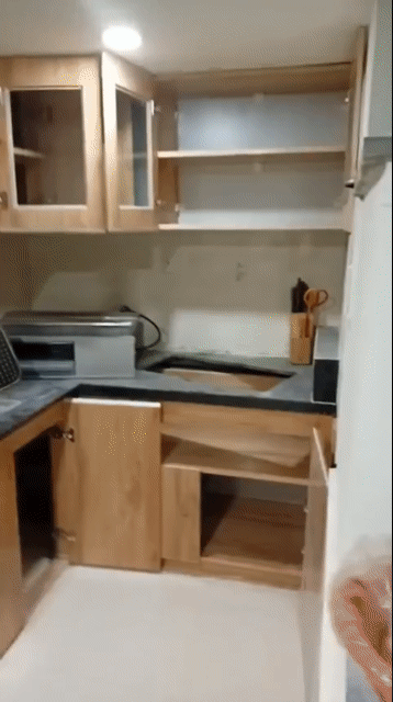 Tủ bếp Nhựa Ecoplast Vân gỗ. Mua bán Tủ, kệ gia đình tại Huyện Hóc Môn Tp Hồ Chí Minh được đăng bởi Nguyên tủ bếp nhựa ECOPLAST hình 1