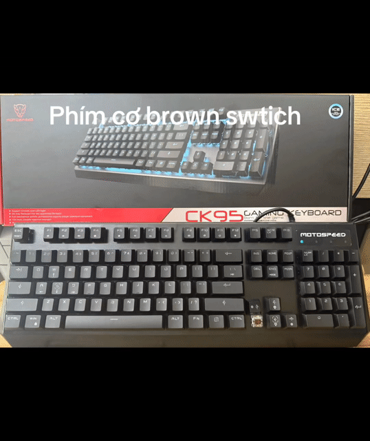 Bàn phím cơ Motospeed CK95 Đen Mới. Mua bán Phụ kiện (Màn hình, Chuột...) tại Quận 8 Tp Hồ Chí Minh được đăng bởi Thái Tiến Computer Mua bán Linh kiện Laptop Pc  hình 1