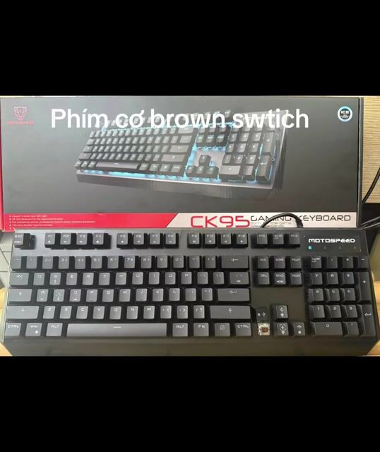 Bàn phím cơ Motospeed CK95 Đen Mới. Mua bán Phụ kiện (Màn hình, Chuột...) tại Quận 8 Tp Hồ Chí Minh được đăng bởi Thái Tiến Computer Mua bán Linh kiện Laptop Pc  hình 1
