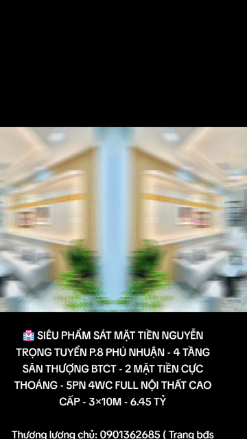 Mua bán Nhà ở Quận Phú Nhuận Tp Hồ Chí Minh diện tích 30 m² giá 6,45 tỷ