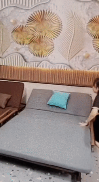 Giường gấp đa năng DAKITA Nâu. Mua bán Giường, chăn ga gối nệm tại Huyện Cần Đước Long An được đăng bởi Hoang Anh hình 1