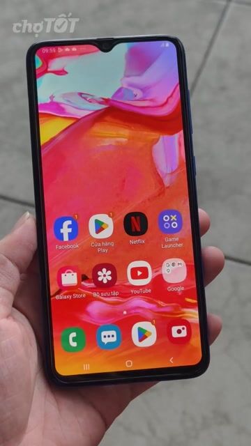 Samsung Galaxy A70 6/128GB Xanh Màn Super Amoled . Mua bán Điện thoại tại Quận Liên Chiểu Đà Nẵng được đăng bởi Huy Hoàng hình 1
