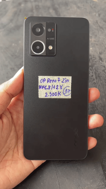 Oppo Reno7 128GB Đen zin keng. Mua bán Điện thoại tại Thành phố Thủ Dầu Một Bình Dương được đăng bởi lý phước mobile hình 1