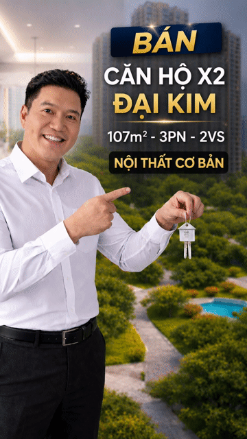 Mua bán Căn hộ Chung cư Chung cư X2 Đại Kim Quận Hoàng Mai Hà Nội diện tích 107 m² giá 7,2 tỷ