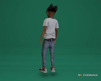 Vince | Male Teen Ped | Multiple Outfits | Optimized & Fivem Ready [Add-On] — video preview