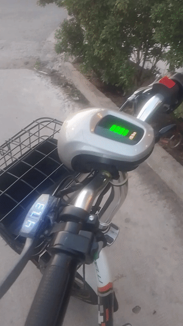 Xe đạp điện Bomelli Trắng 35km. Mua bán Xe đạp tại Huyện Nhà Bè Tp Hồ Chí Minh được đăng bởi quốc hình 1