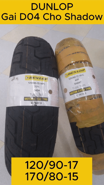 Lốp xe máy Dunlop D404 xuất xứ Indo. Mua bán Phụ tùng xe tại Quận Long Biên Hà Nội được đăng bởi Dương Minh Khánh hình 1
