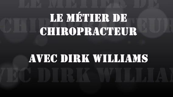 Le métier de Chiropracteur