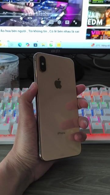 Apple iPhone XS Max 512GB Vàng đồng. Mua bán Điện thoại tại Huyện Đức Trọng Lâm Đồng được đăng bởi Lê Tuấn hình 1