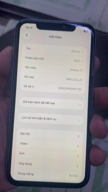 Apple iPhone 11 64GB Tím Đã sử dụng. Mua bán Điện thoại tại Quận Liên Chiểu Đà Nẵng được đăng bởi Văn thi hình 1