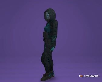 Mia | Female Ped | Multiple Outfits | Optimized & Fivem Ready [Add-On] — video preview