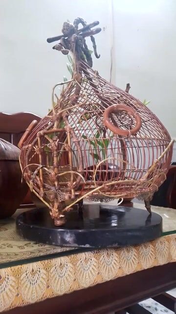 Lồng chim tre Nâu,,,. Mua bán Phụ kiện, Thức ăn, Dịch vụ tại Thành phố Thủ Đức Tp Hồ Chí Minh được đăng bởi Lâm Hoàn Lộc hình 1