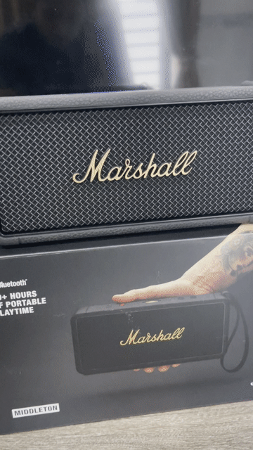 Loa Bluetooth Marshall Middleton Đen. Mua bán Tivi, Âm thanh tại Quận Ngũ Hành Sơn Đà Nẵng được đăng bởi Minh Trần hình 1