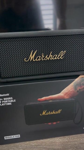 Loa Bluetooth Marshall Middleton Đen. Mua bán Tivi, Âm thanh tại Quận Ngũ Hành Sơn Đà Nẵng được đăng bởi Minh Trần hình 1