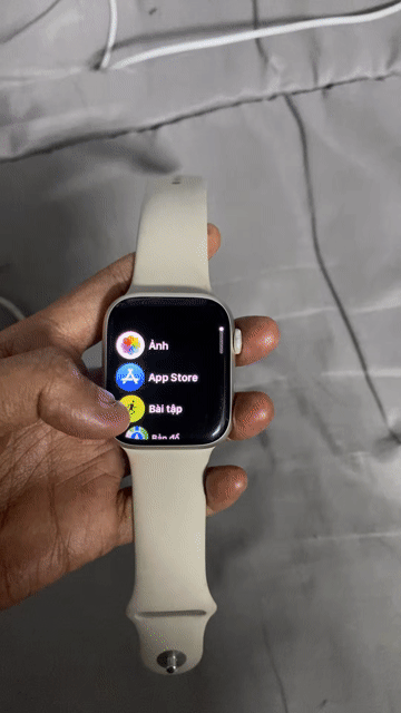 Apple Watch Series 9 GPS 45mm Trắng Vàng Cũ. Mua bán Thiết bị đeo thông minh tại Quận Tân Bình Tp Hồ Chí Minh được đăng bởi Bình hình 1