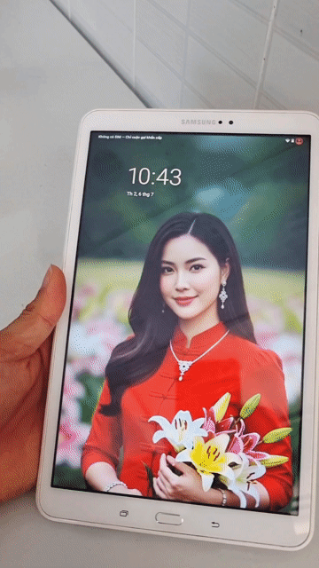Cần bán máy tính bảng Samsung  10.5 inch Trắng. Mua bán Máy tính bảng tại Huyện Ba Tri Bến Tre được đăng bởi Phan Hải BT hình 1