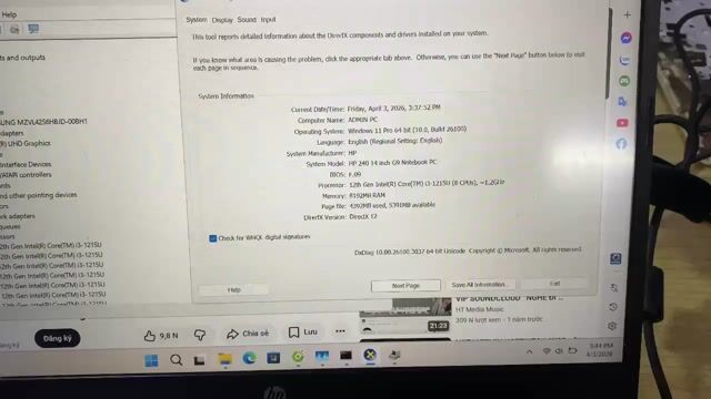 HP 240 G9 i3-1215U 14 inch 8GB/256GB. Mua bán Laptop tại Quận Đống Đa Hà Nội được đăng bởi thắng mobile mua bán điện thoại hình 1