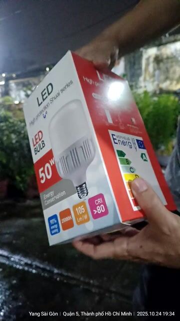 Bóng Led Trụ Siêu Sáng 50w Xả Kho. Mua bán Đèn tại Quận 5 Tp Hồ Chí Minh được đăng bởi VẬT TƯ 247 hình 1