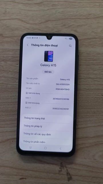 Samsung Galaxy A15 128GB Đen. Mua bán Điện thoại tại Quận Đống Đa Hà Nội được đăng bởi CỬA HÀNG T STORE ĐIỆN THOẠI LAPTOP HÀ NỘI hình 1
