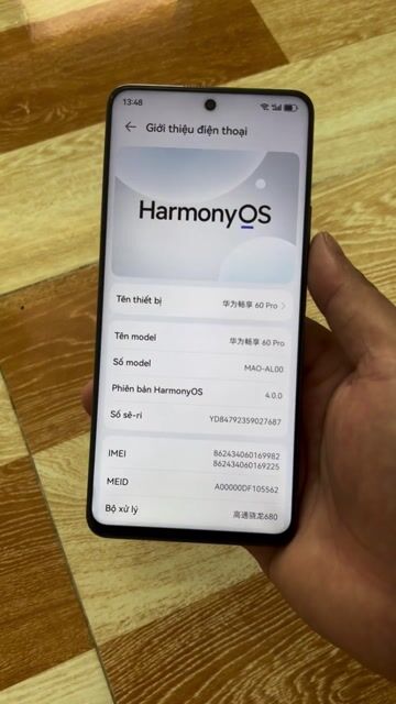 Huawei 60 Pro 8/128G gl. Mua bán Điện thoại tại Quận Tân Bình Tp Hồ Chí Minh được đăng bởi MR THANH alo hình 1